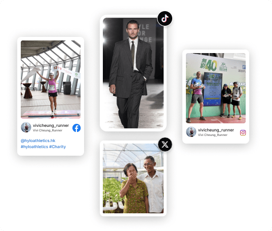 Donations With a Social Media Wall